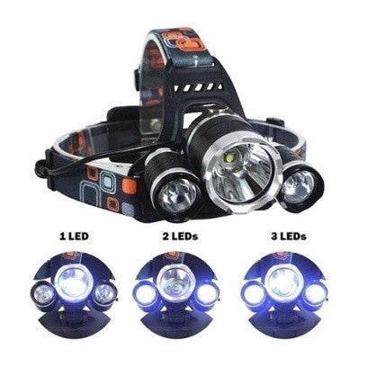 Lanterna Tática de Cabeça para Corrida/trilha nortuna