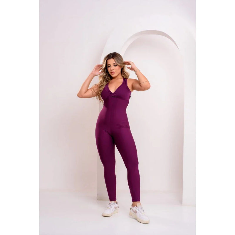 Kit com 2 Macacões Longos Fitness para Academia