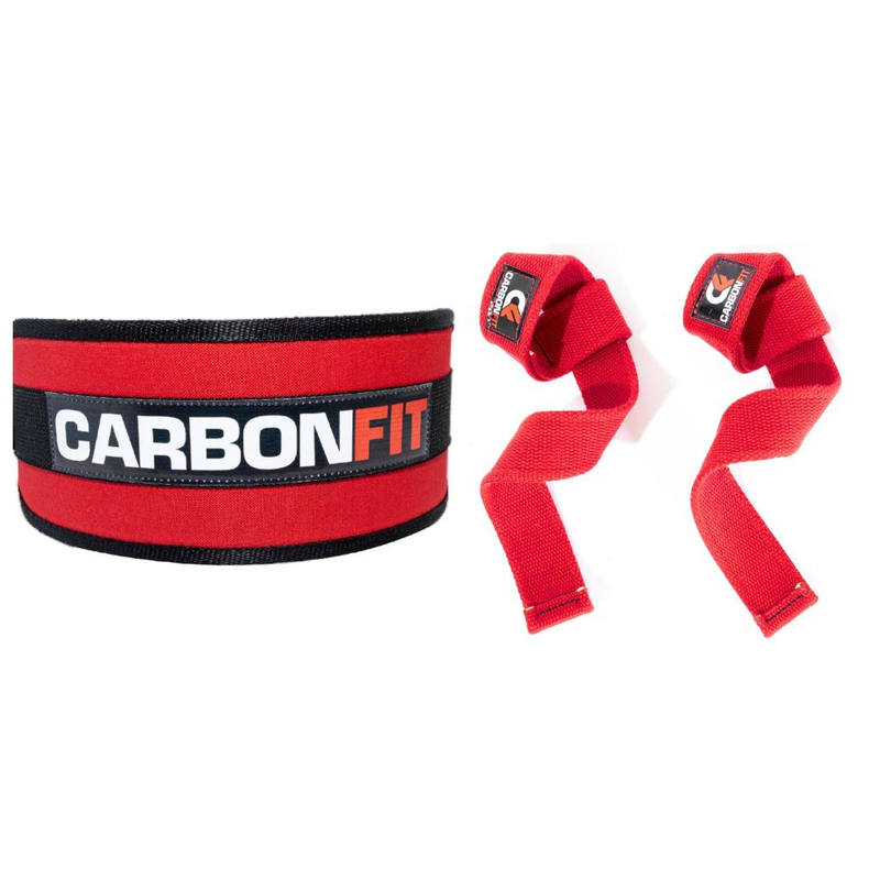 Cinturão + Strap Fita Kit Academia Musculação Crossfit