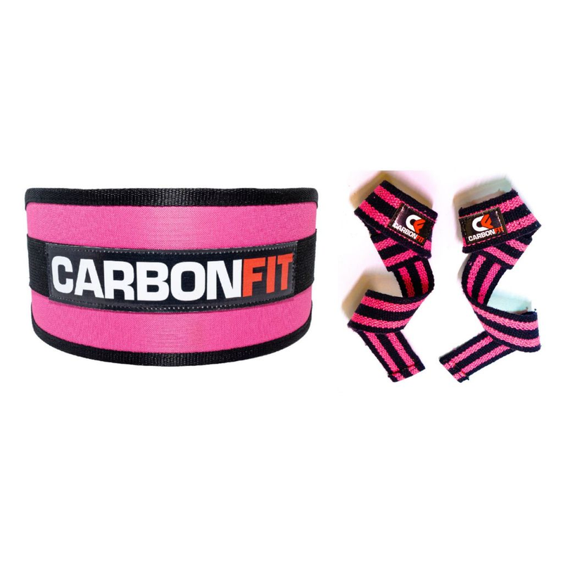 Cinturão + Strap Fita Kit Academia Musculação Crossfit